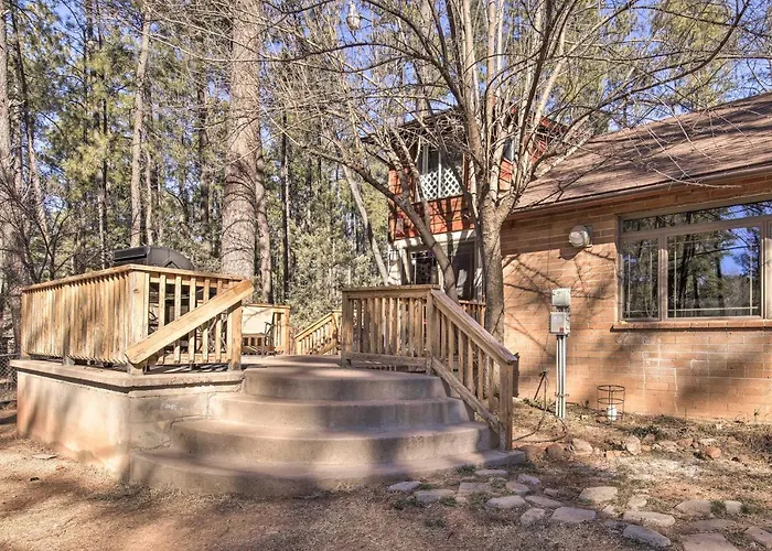 Hike & Relax Fireside: Dog-friendly Gem In Payson! *